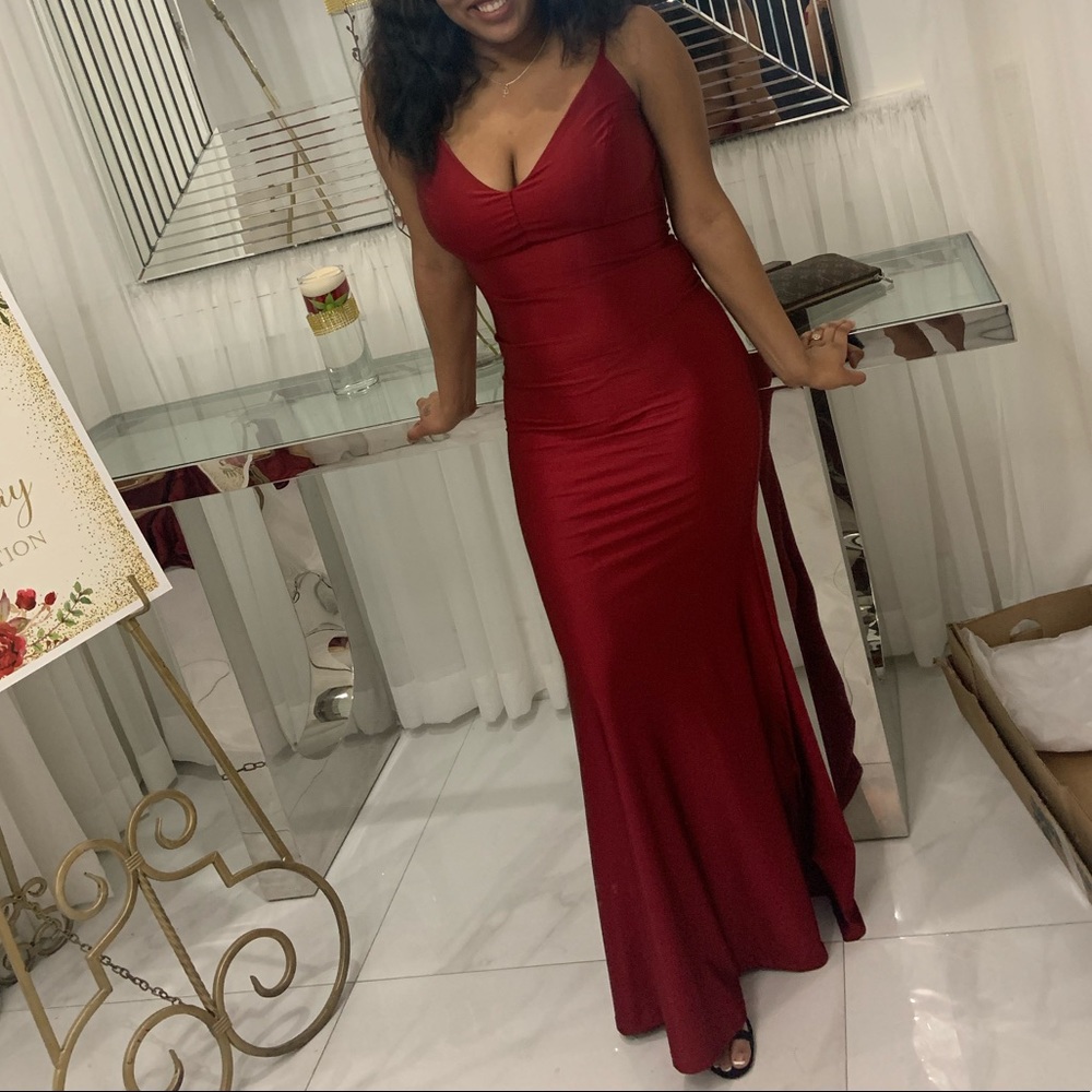 Long mermaid maxi dress